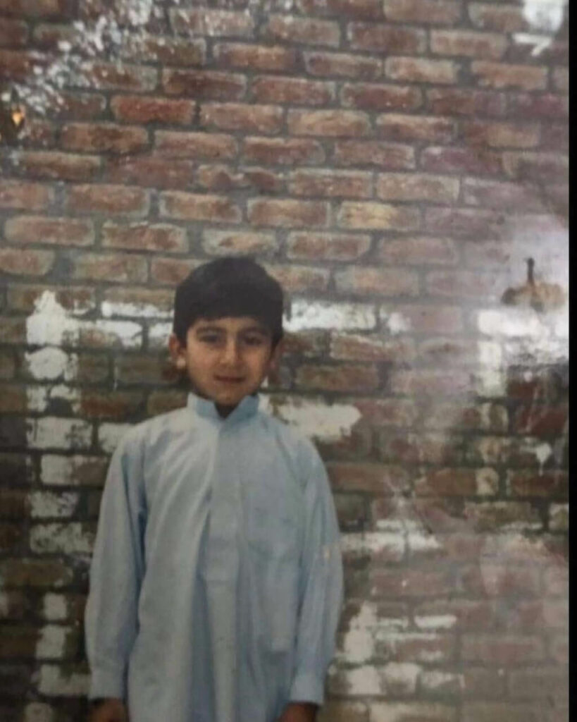 Shahid Anwar childhood image