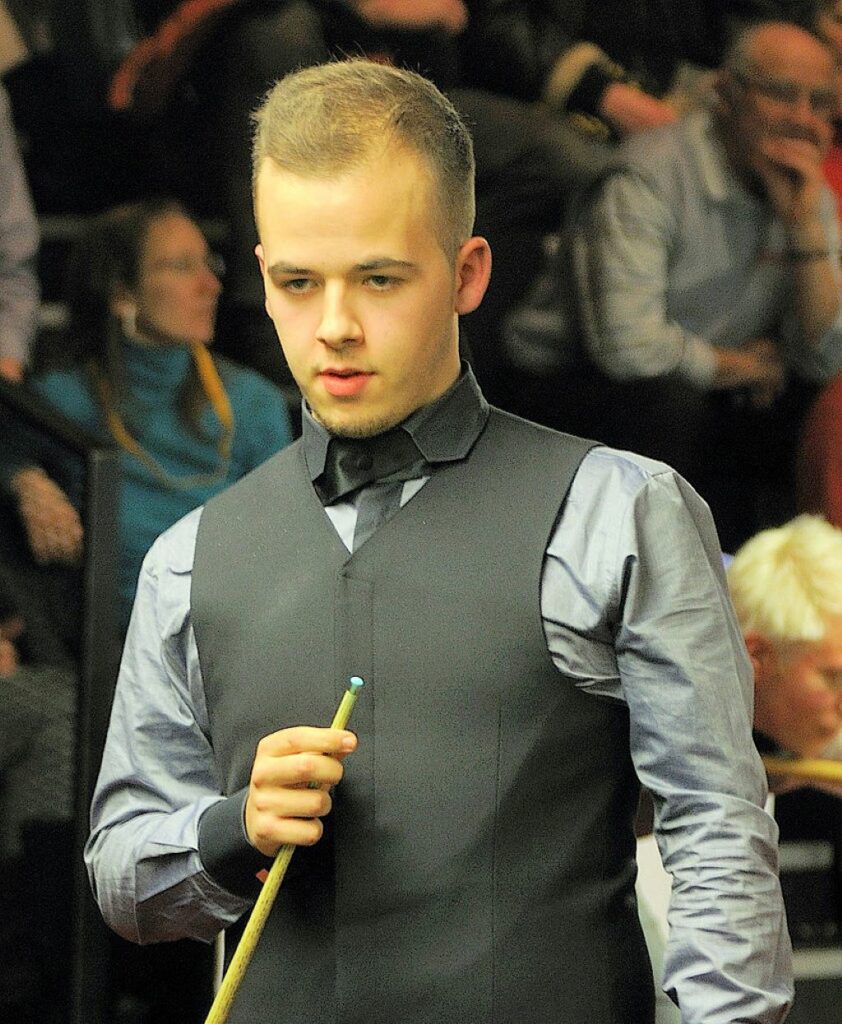 Luca Brecel at Snooker German Masters Image