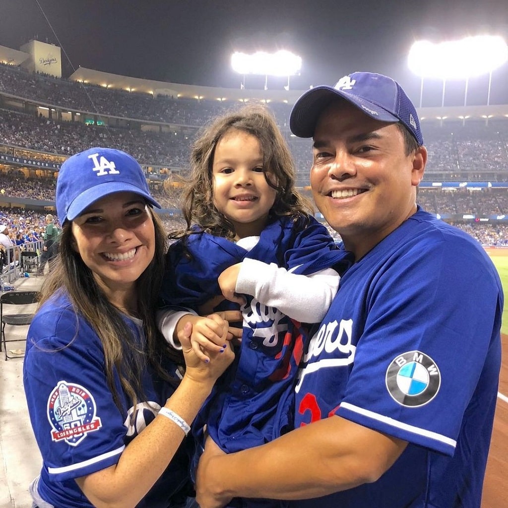 Everly Carganilla with her parents