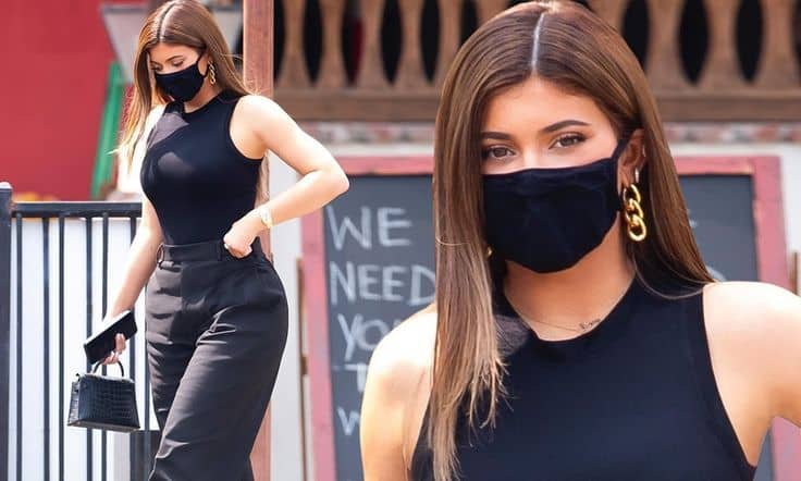 why does Kylie Jenner wear a mask